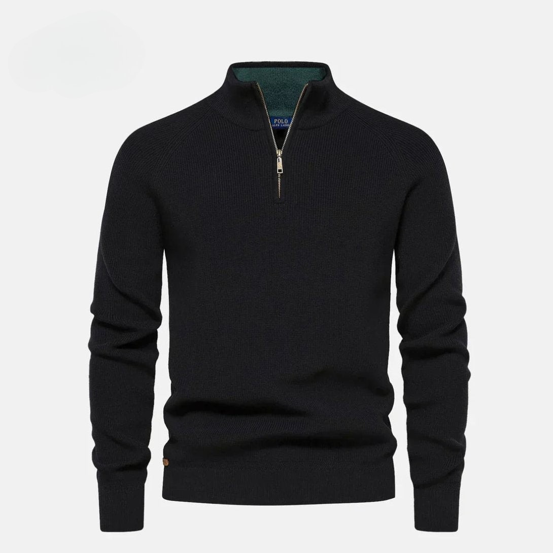 Half-Zip Merino Wool Sweater