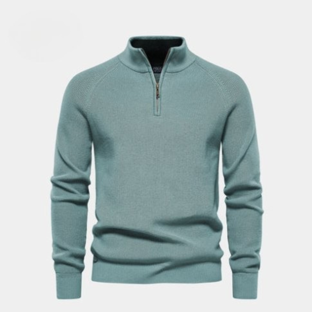 Half-Zip Merino Wool Sweater