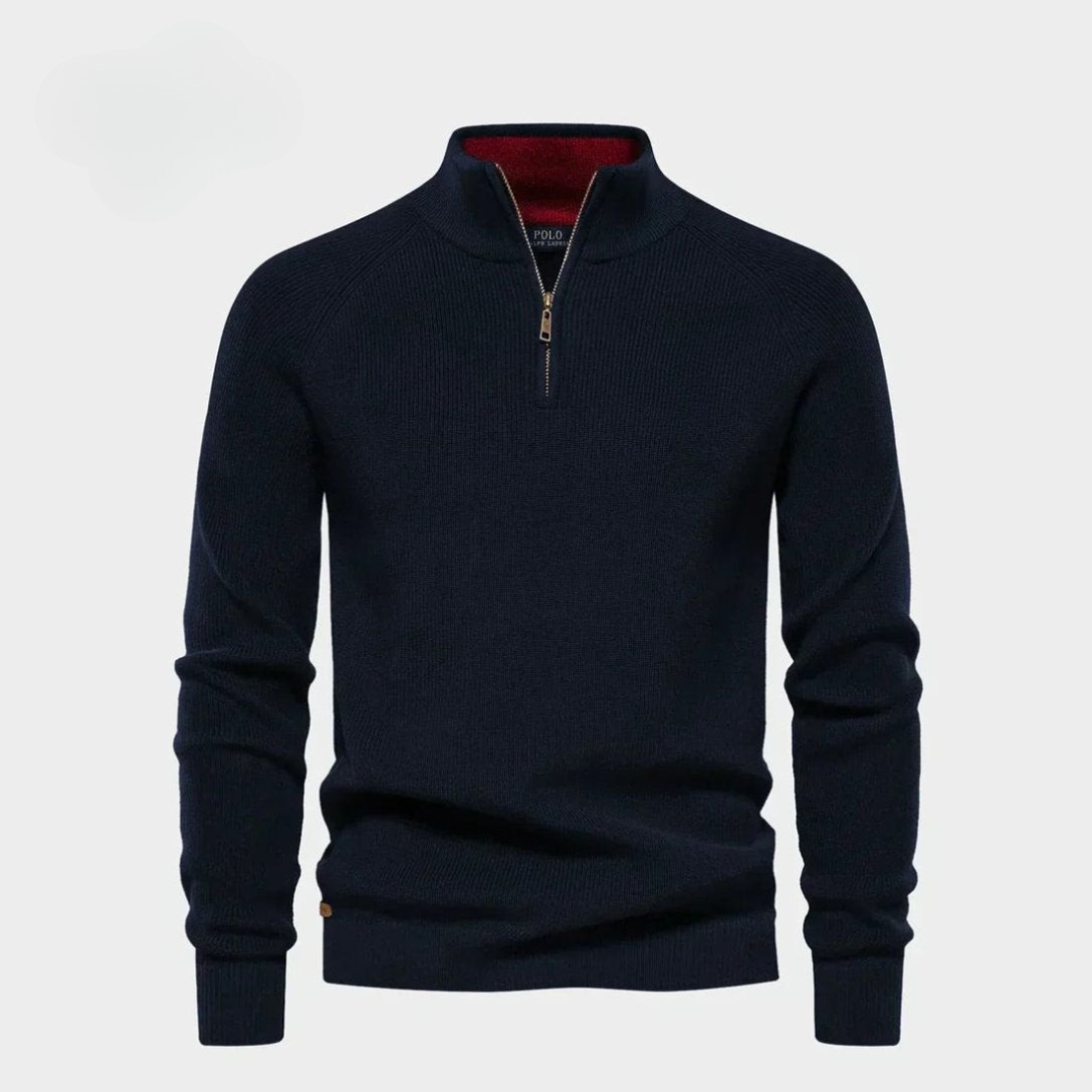 Half-Zip Merino Wool Sweater