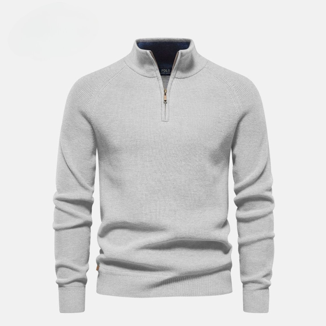 Half-Zip Merino Wool Sweater