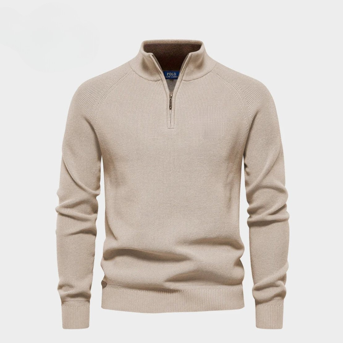 Half-Zip Merino Wool Sweater